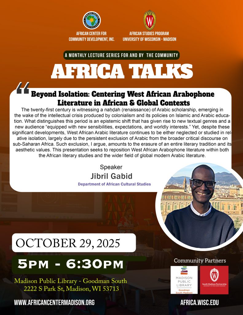 Africa Talks Community Lectures_Jibril Gabid