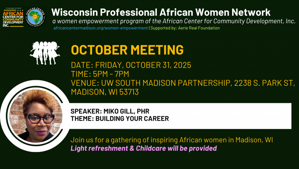 African Center Women Empowerment Program flyer_October 2025