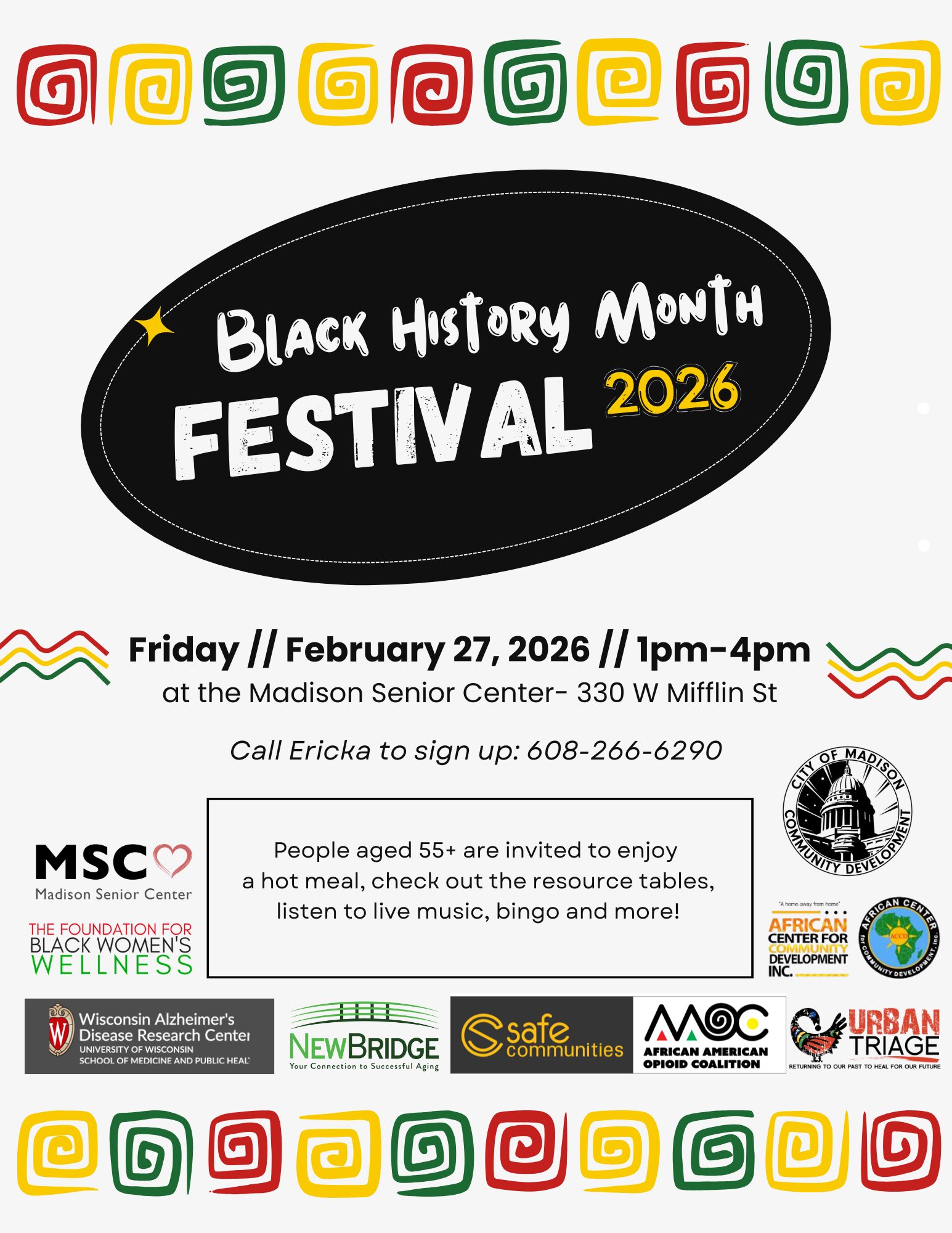 2026 Black History Month Flyer